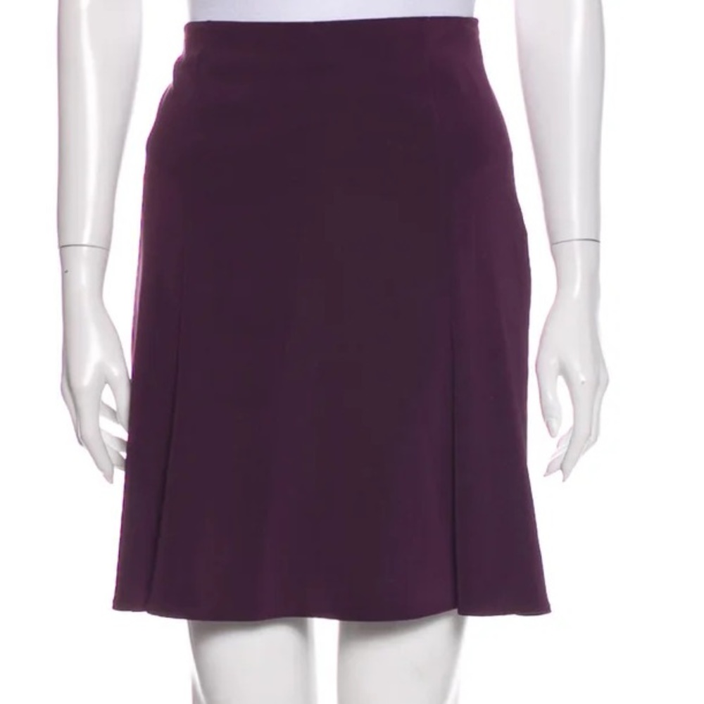 Piazza‎ Sempione Silk mini Skirt high waisted purple Made in Italy